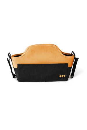 Loopie Organiser Bag Baby Stroller Organiser Bag | Caddy Bag | Universal Fit | Magnetic Closure - Sunset Orange Diaper Bags