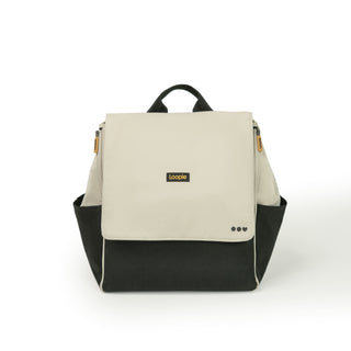 Loopie Robin Diaper Backpack 30L with Changing Mat - Ivory marble Diaper Bags