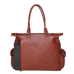 Love My Latte - Premium Diaper Handbag - Tan Diaper Bags