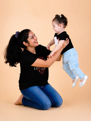 Love You To The Moon Matching Family T Shirts - Combo Of 2 - Twinning Combo