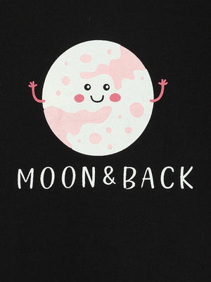 Love You To The Moon Matching Family T Shirts- Set Of 2 - Twinning Combo