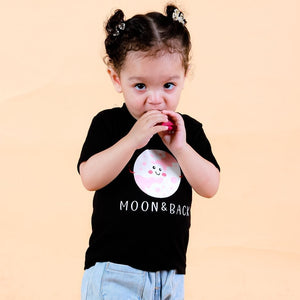 Love You To The Moon Matching Family T Shirts- Set Of 2 - Twinning Combo