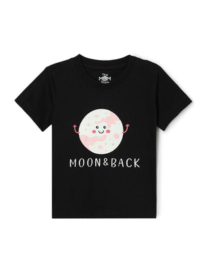 Love You To The Moon Matching Family T Shirts- Set Of 2 - Twinning Combo