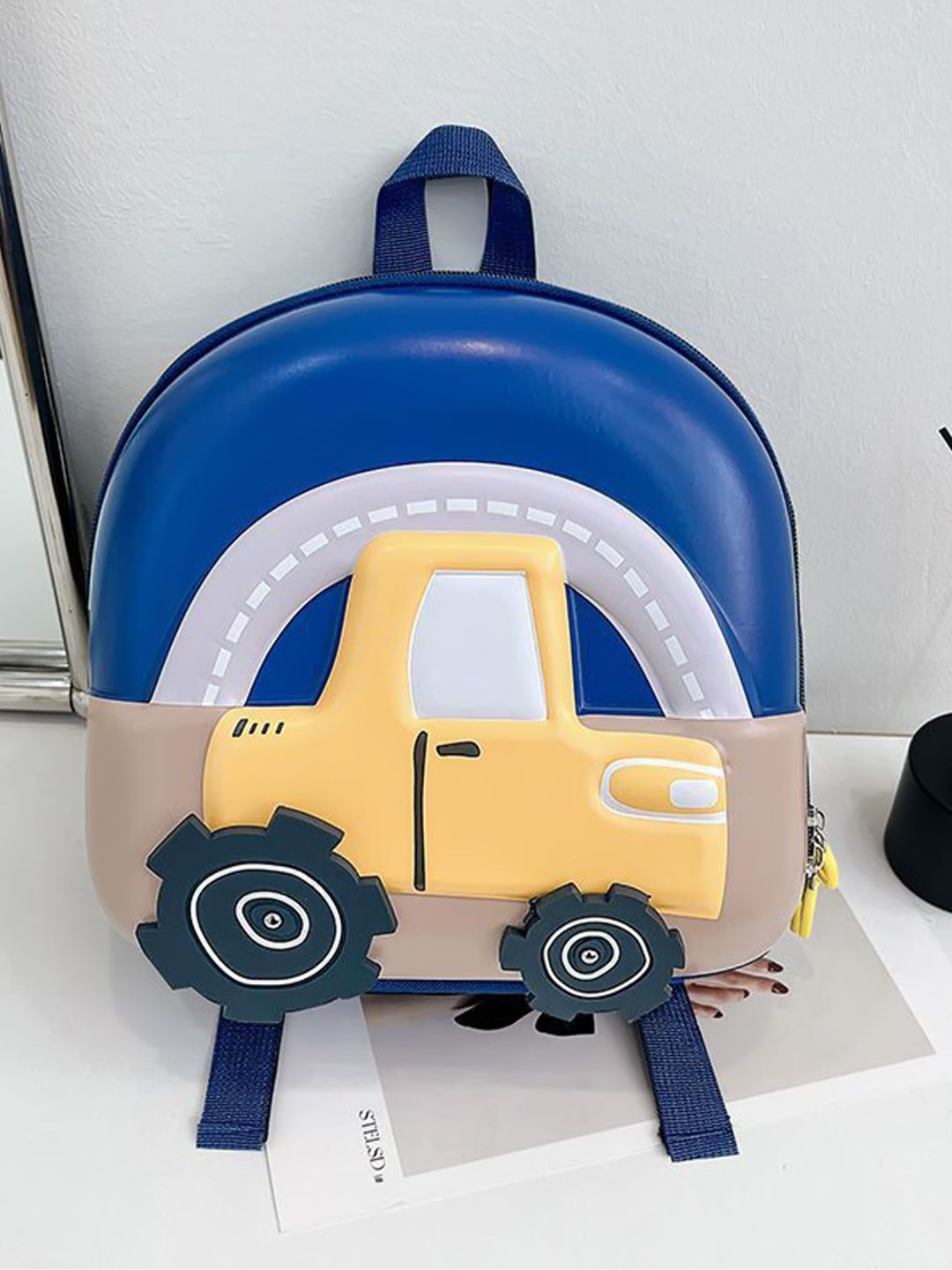 Little Surprise Box, Mini Size Car Nursery and Early School Backpack for Pre Toddlers