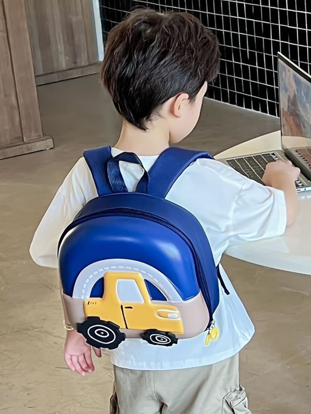 Little Surprise Box, Mini Size Car Nursery and Early School Backpack for Pre Toddlers