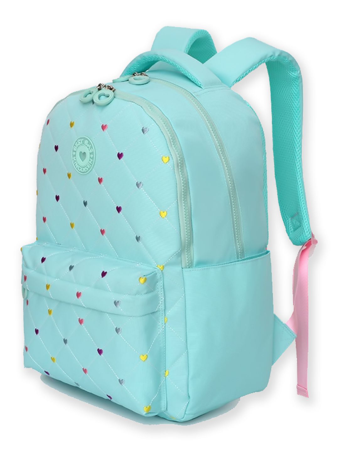 Little Surprise Box, 3pcs Mini Heart Matching Backpack, Lunch Bag and Stationery Pouch