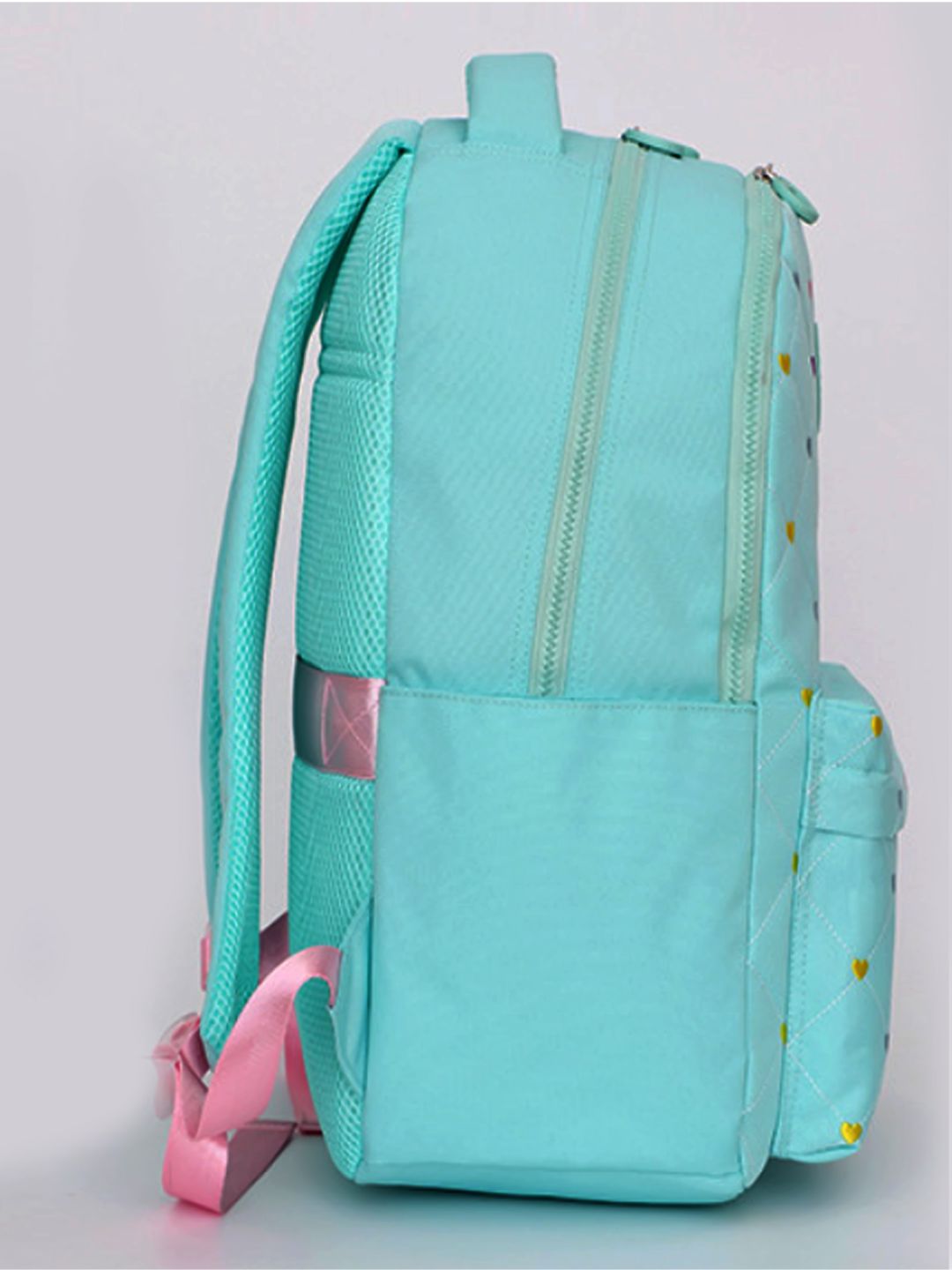 Little Surprise Box, 3pcs Mini Heart Matching Backpack, Lunch Bag and Stationery Pouch