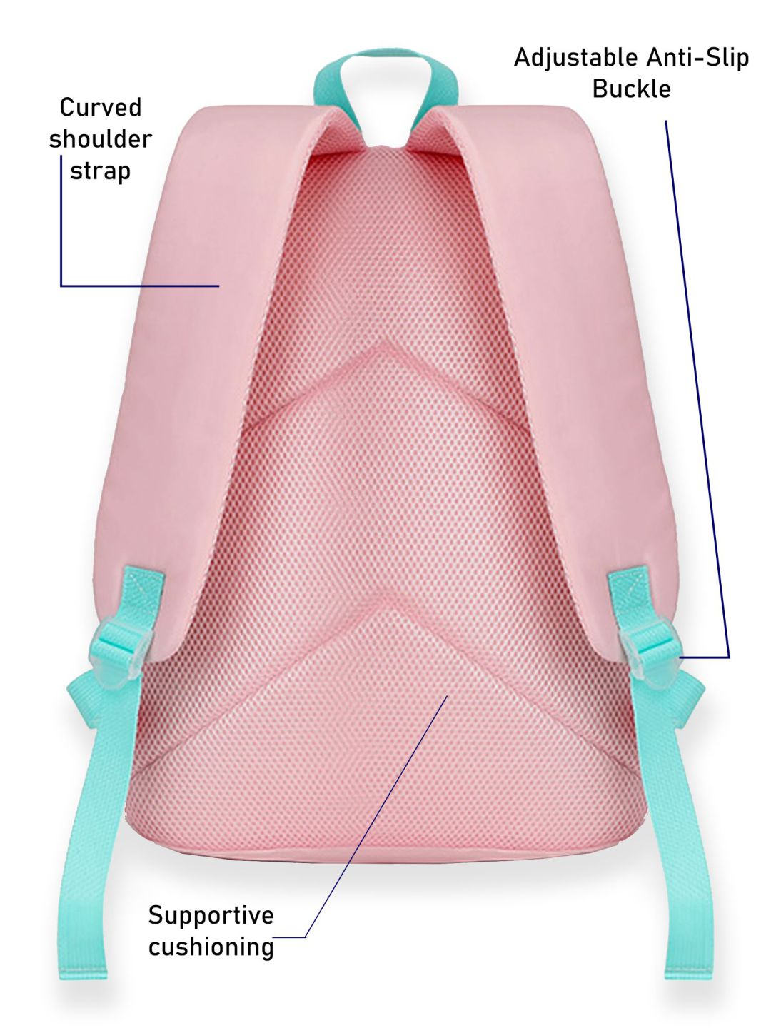 Little Surprise Box, 3pcs Pink Cool Glasses Matching Backpack, Lunch Bag and Stationery Pouch