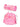 Little Surprise Box, 3pcs Shiny Pink Star Matching Backpack, Lunch Bag and Stationery Pouch
