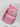 Little Surprise Box, 3pcs Shiny Pink Star Matching Backpack, Lunch Bag and Stationery Pouch