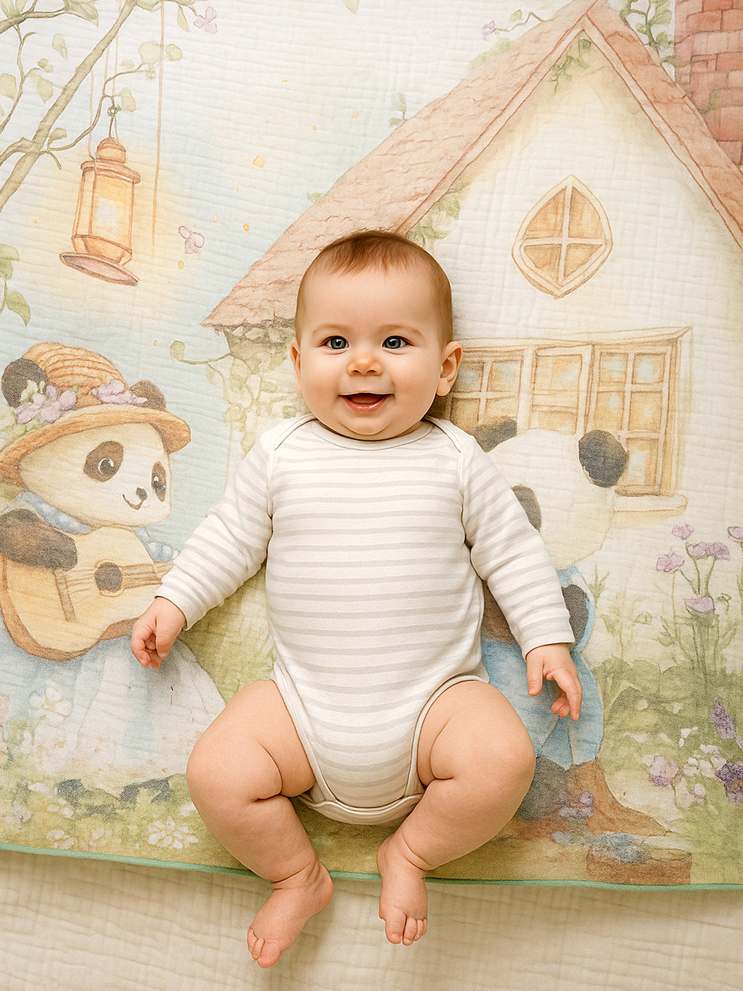 Little Surprise Box Breathable Pure Muslin cotton Blanket for Infants