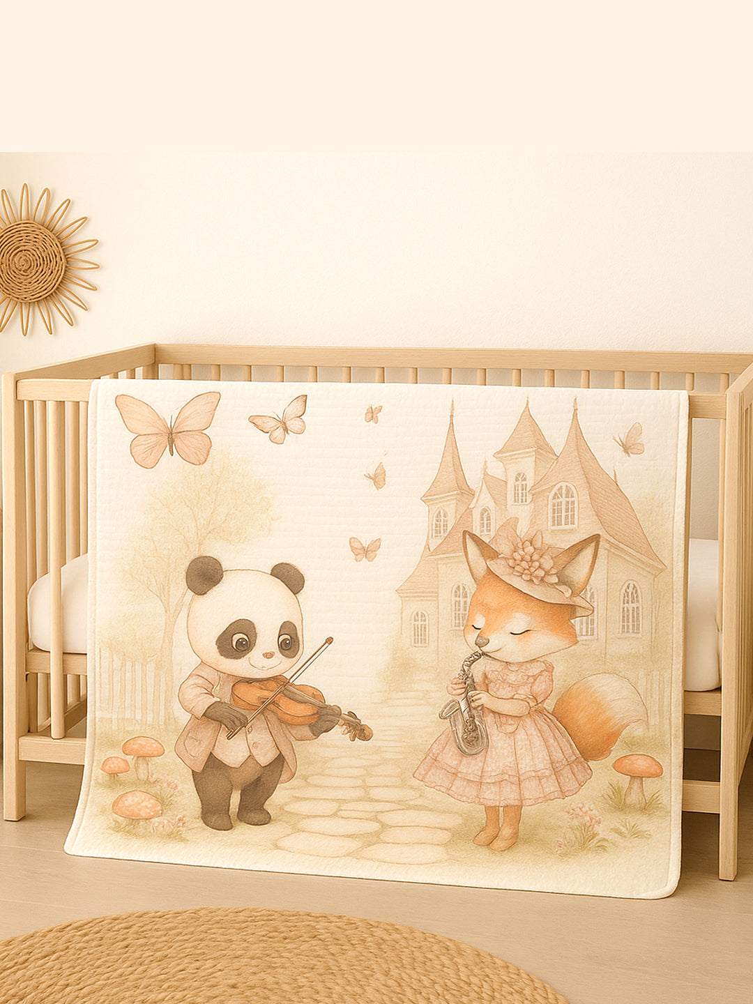 Little Surprise Box Breathable Pure Muslin cotton Blanket for Infants