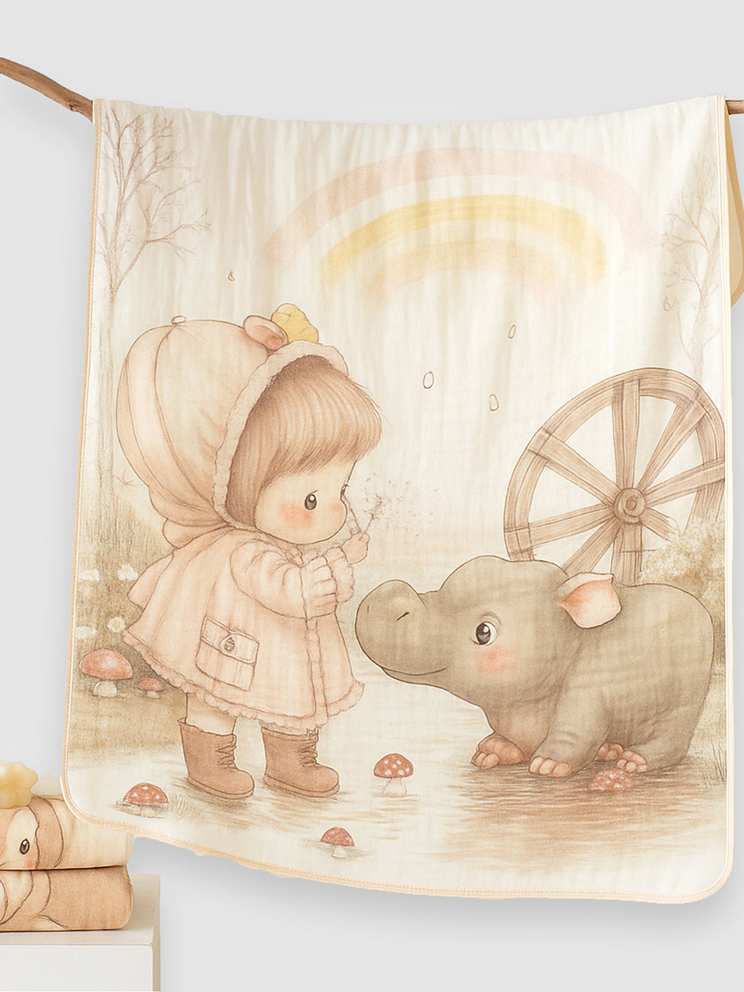 Little Surprise Box Breathable Pure Muslin cotton Blanket for Infants