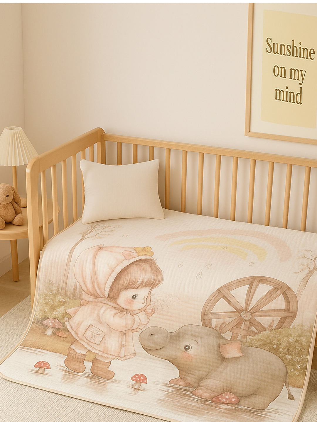 Little Surprise Box Breathable Pure Muslin cotton Blanket for Infants