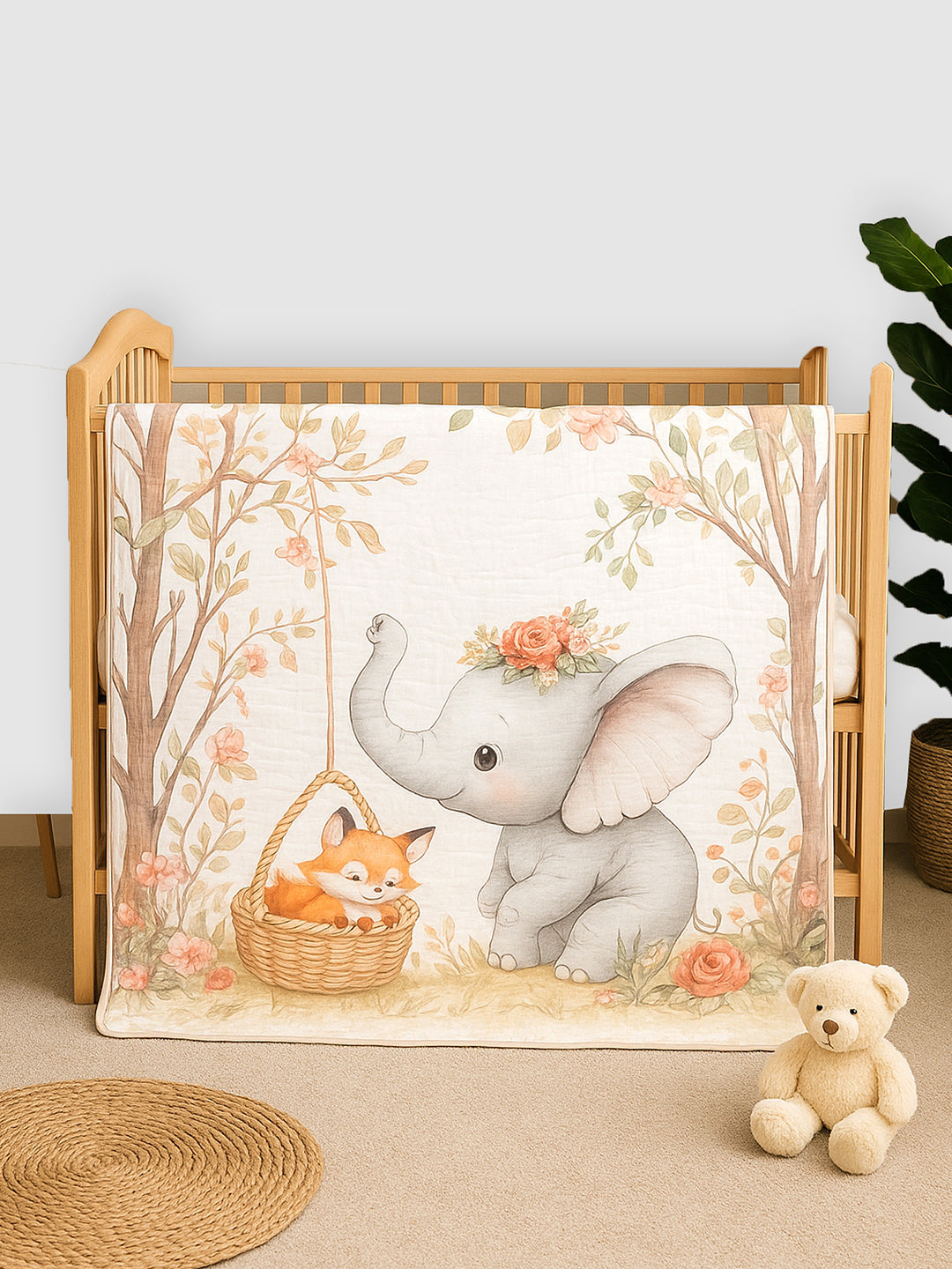 Little Surprise Box Breathable Pure Muslin cotton Blanket for Infants