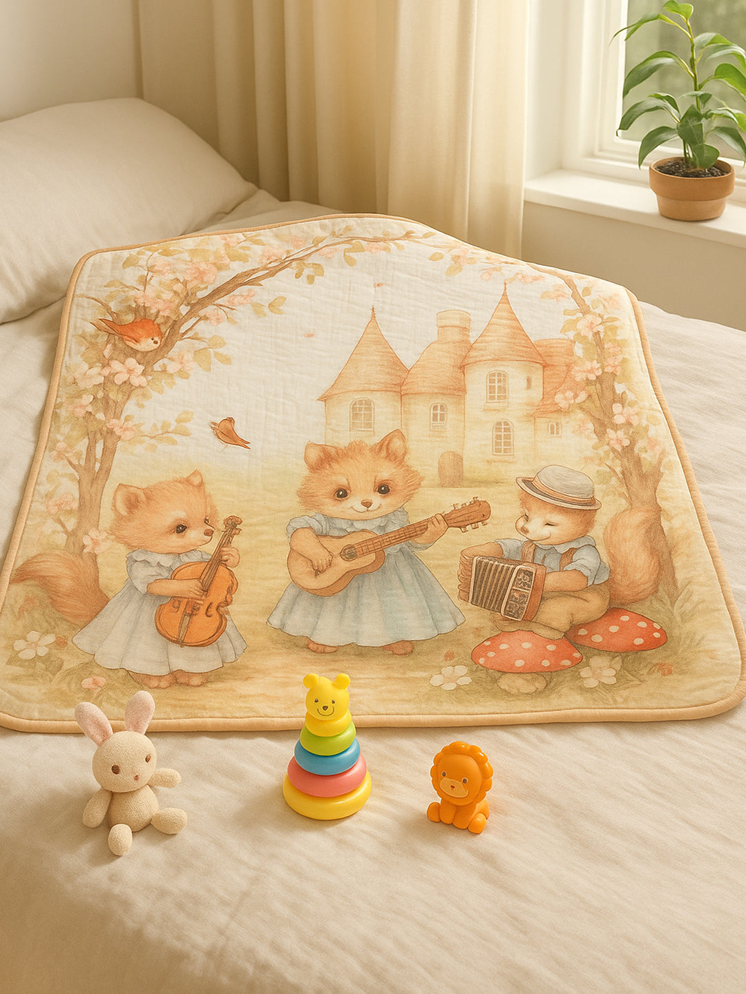 Little Surprise Box Breathable Pure Muslin cotton Blanket for Infants