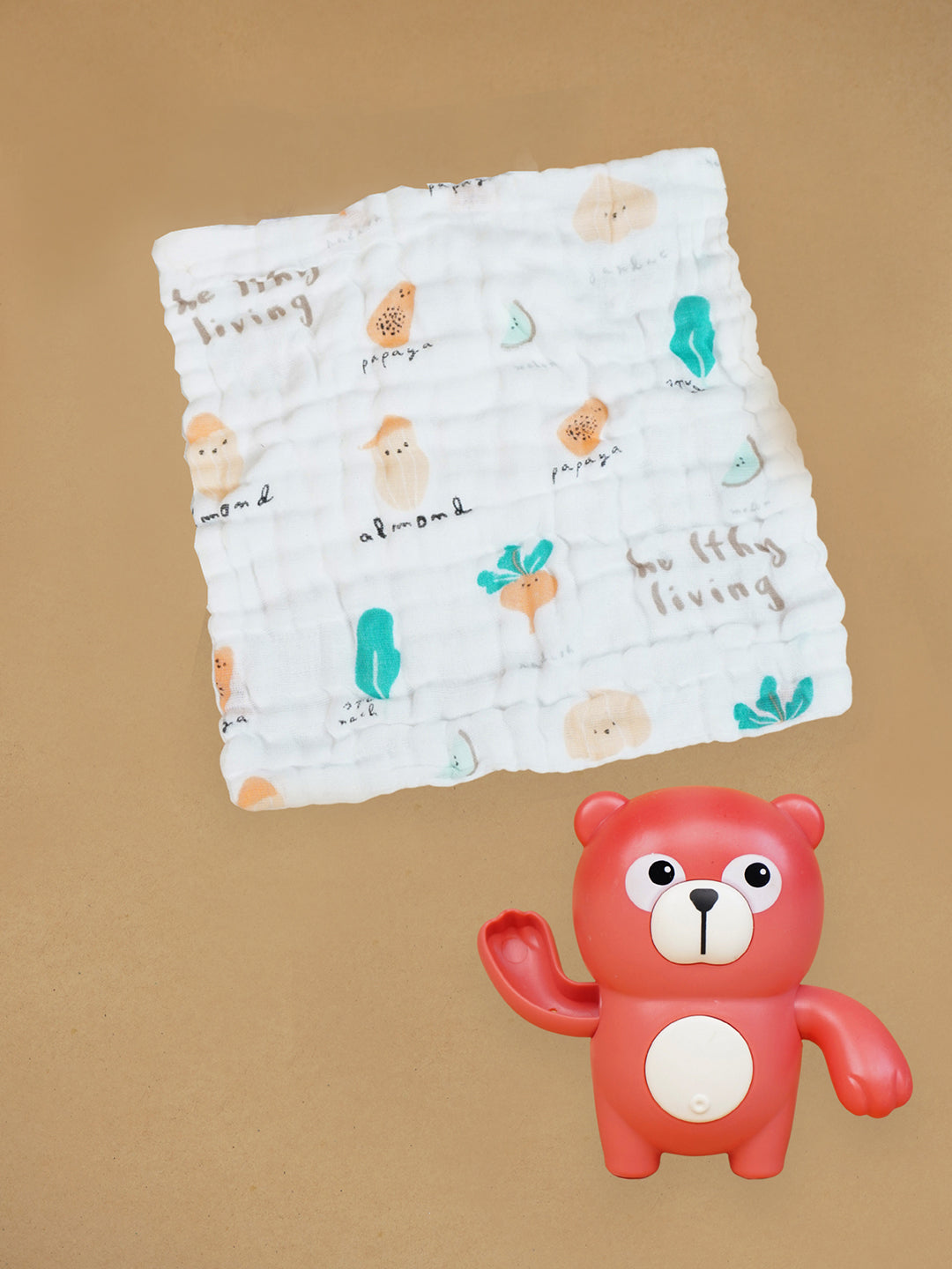 Little Surprise Box, 13 pcs Monkey soft Satin pouch Newborn Hamper