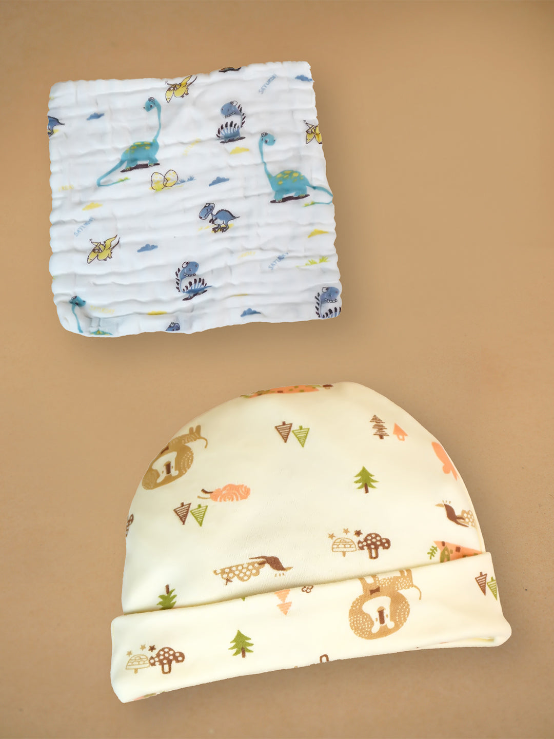 Little Surprise Box, 13 pcs Monkey soft Satin pouch Newborn Hamper