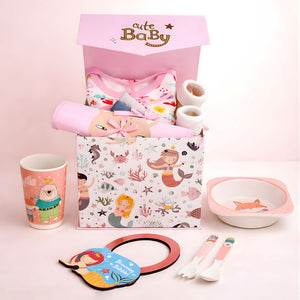 Little Surprise Box, 16pcs Newborn Hamper/Gift Box for Baby Girl - The Mom Store