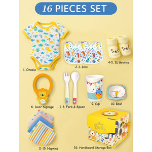 Little Surprise Box, 16pcs Newborn Hamper/Gift Box for Baby Girl - The Mom Store