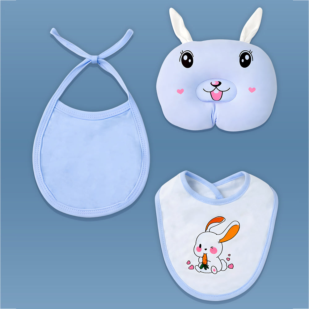 Little Surprise Box 22pcs Blue Carrot Rabbit Newborn Baby Girl/ Boy Winter Wear Gift Hamper, (0 - 12 months)