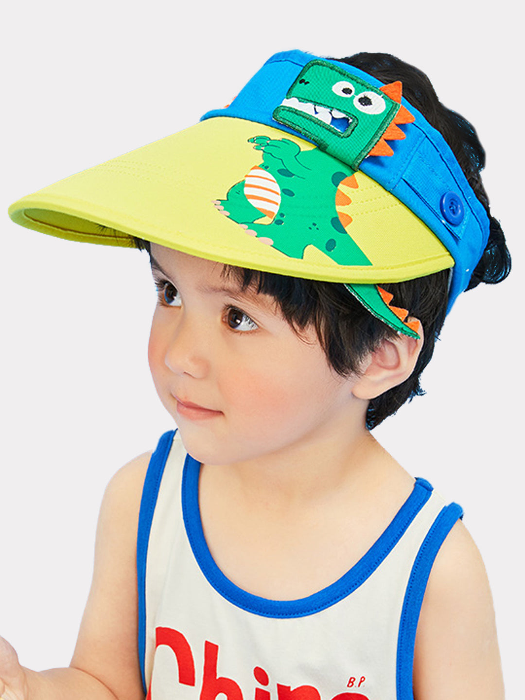 Little Surprise Box Cotton Animal theme Visor Hat for Kids & Toddlers