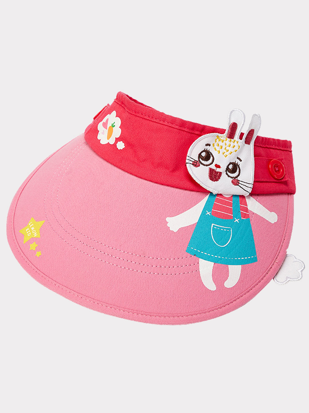 Little Surprise Box Cotton Animal theme Visor Hat for Kids & Toddlers