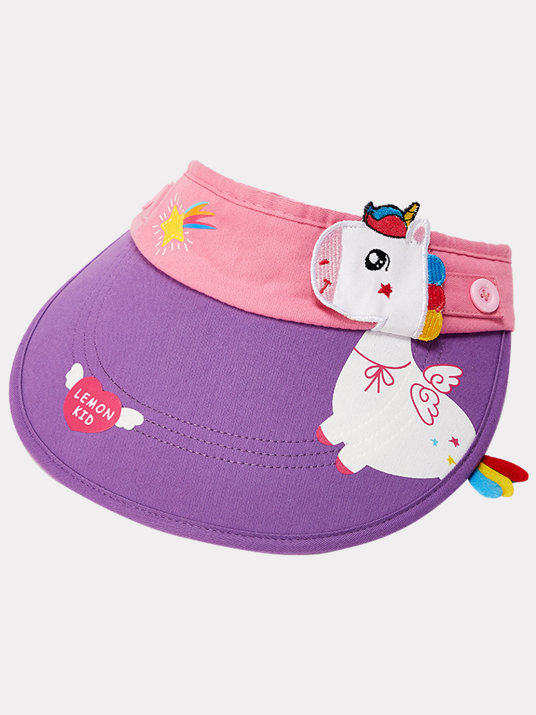 Little Surprise Box Cotton Animal theme Visor Hat for Kids & Toddlers