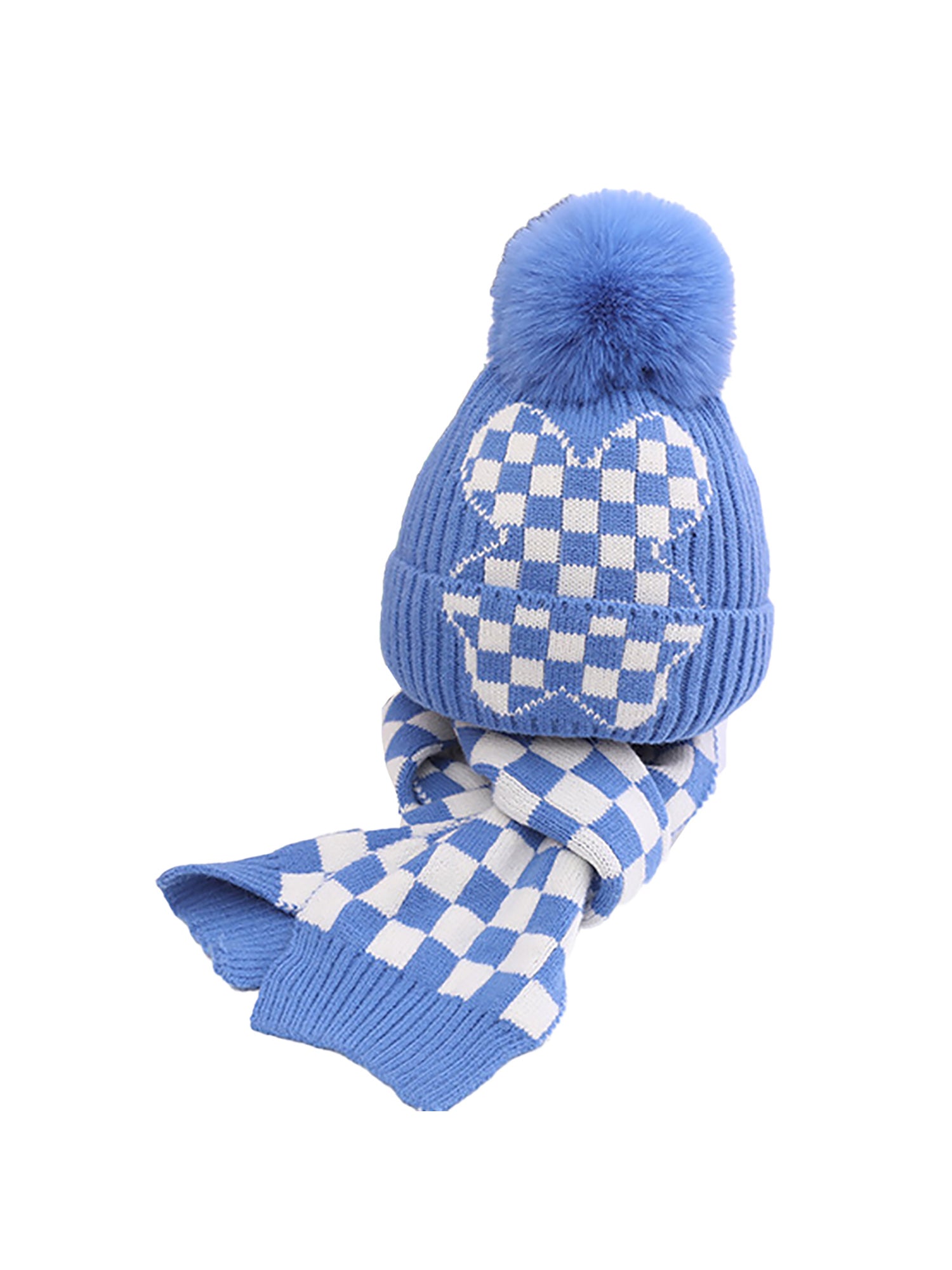 Little Surprise Box Winter Cap Beanie & matching Neck Muffler 2pcs Set