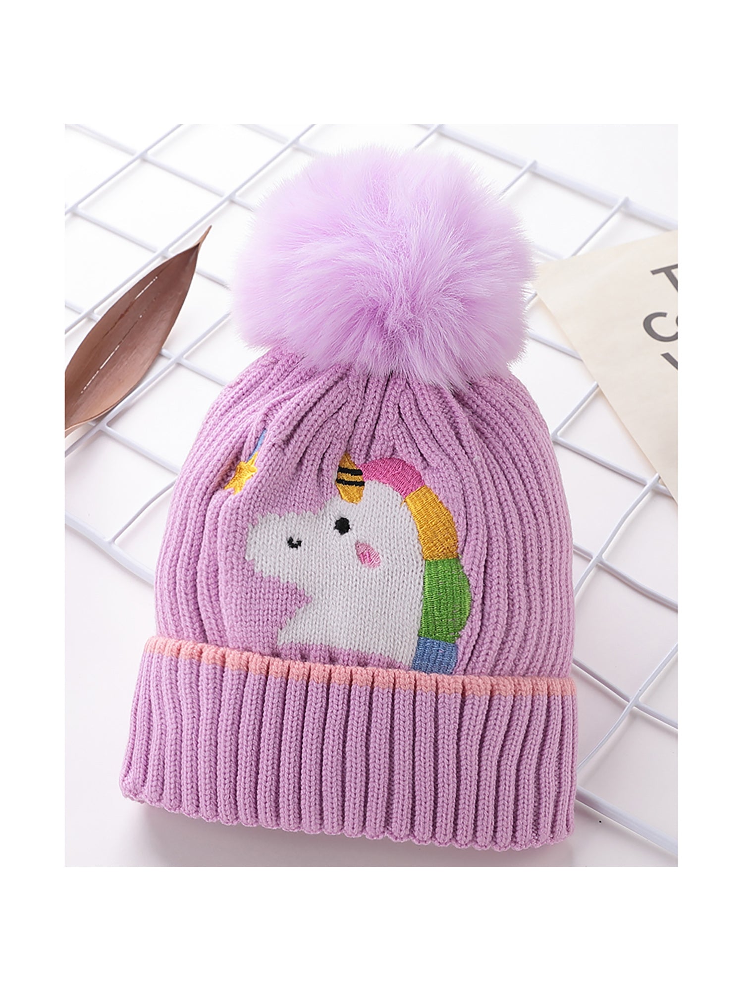 Little Surprise Box Winter Cap Beanie & matching Neck Muffler 2pcs Set