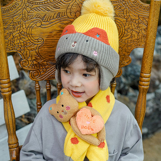 Little Surprise Box Kids Winter Cap & Neck Muffler Set