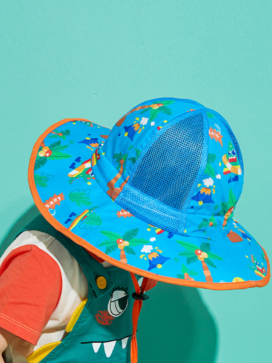 Little Surprise Box Fun Print breathable Net wide brim Sun Hat for Kids& Toddlers