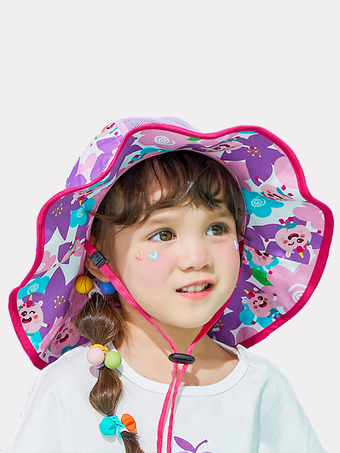 Little Surprise Box Fun Print breathable Net wide brim Sun Hat for Kids& Toddlers