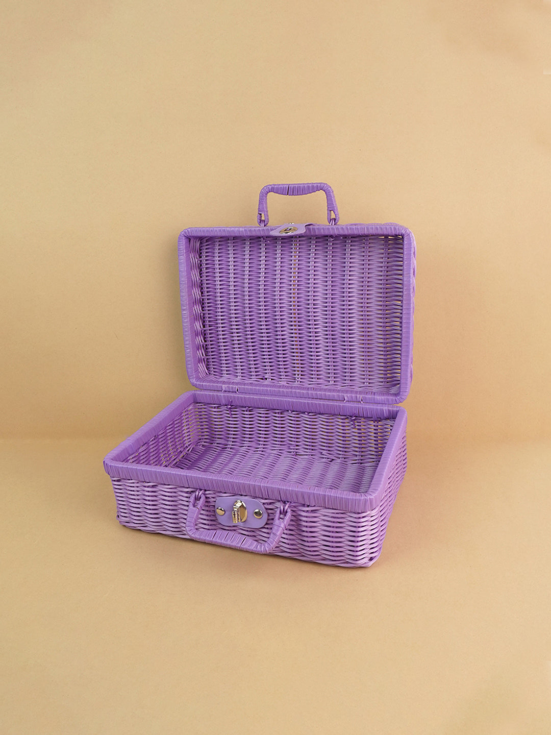 Little Surprise Box Cane Basket for Storage and Travel