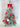 Little Surprise Box 2feet Red Swirl Frosty Bushy Christmas Tree filled with balls and ornament Fillers