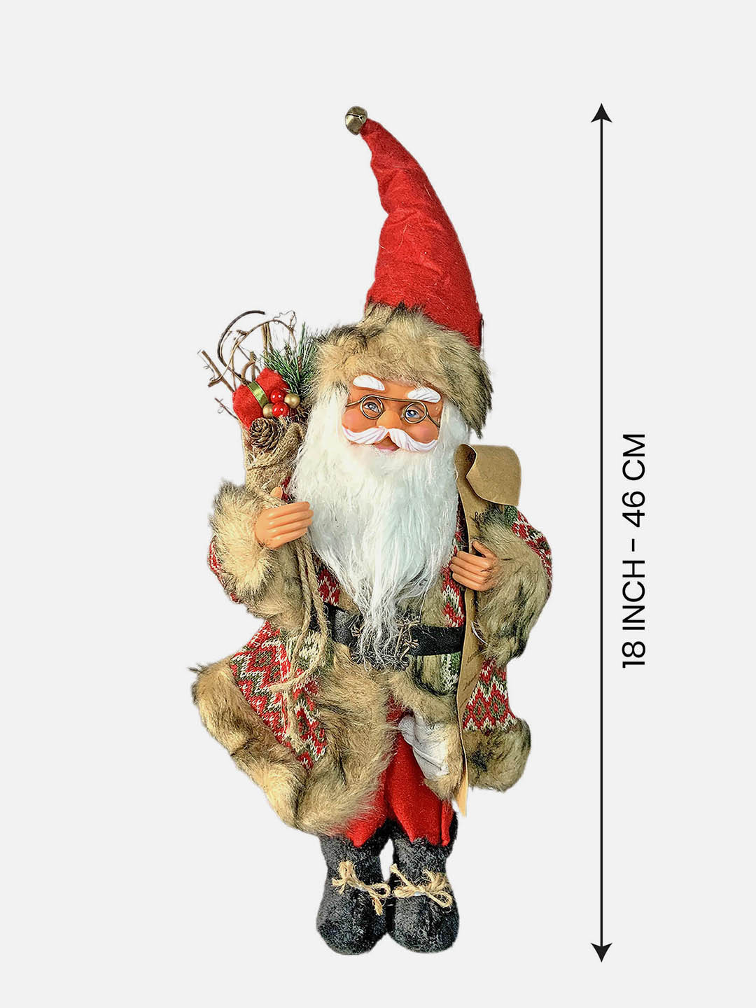 Little Surprise Box 45cms Names List Santa Self Standing Christmas Table Décor & Christmas Decoration