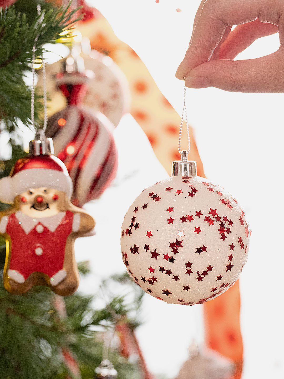 Little Surprise Box 70pcs Christmas Balls tree hanging Xmas Decoration set.