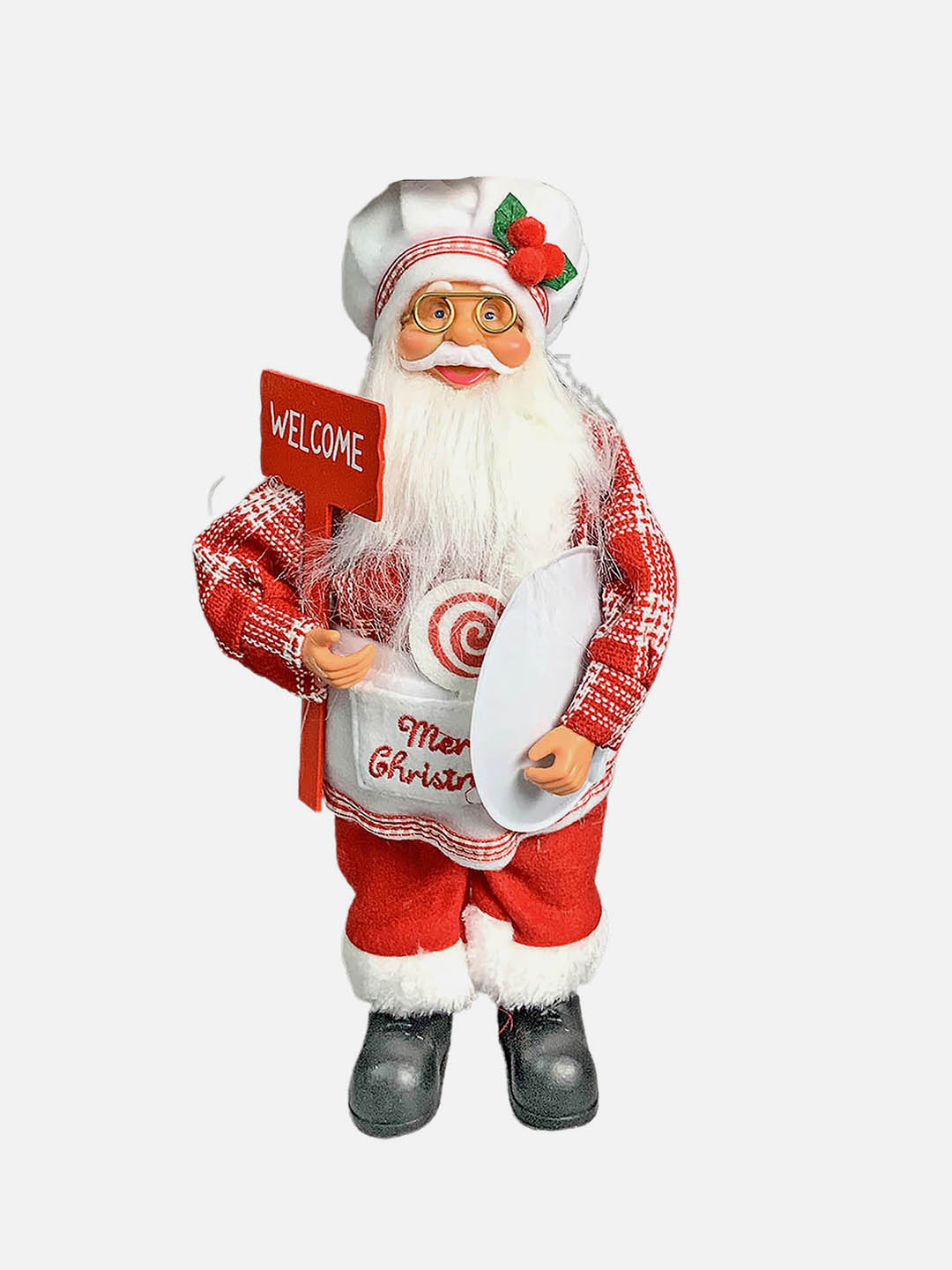 Little Surprise Box Big MasterChef Santa Claus self Standing Christmas Table Décor & Christmas Decoration