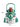 Little Surprise Box, DIY Tree, White Satinless Steel Christmas Water Bottle for kids, 850ml