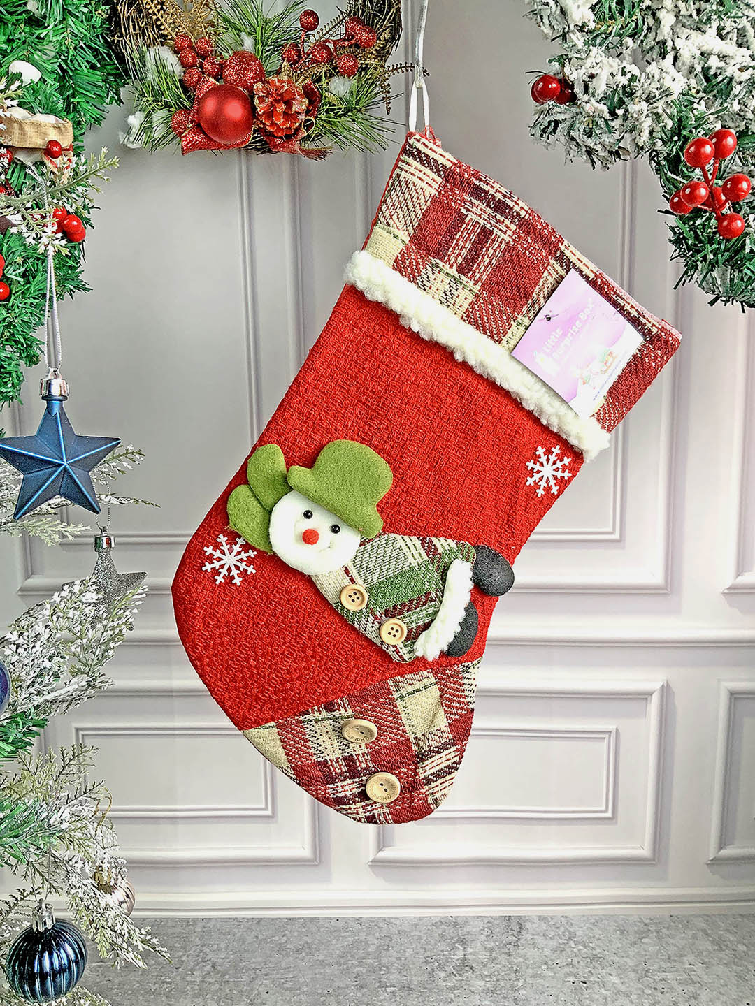 Little Surprise Box, Flying Christmas Stocking for Gifts and Christmas Décor-13 inches