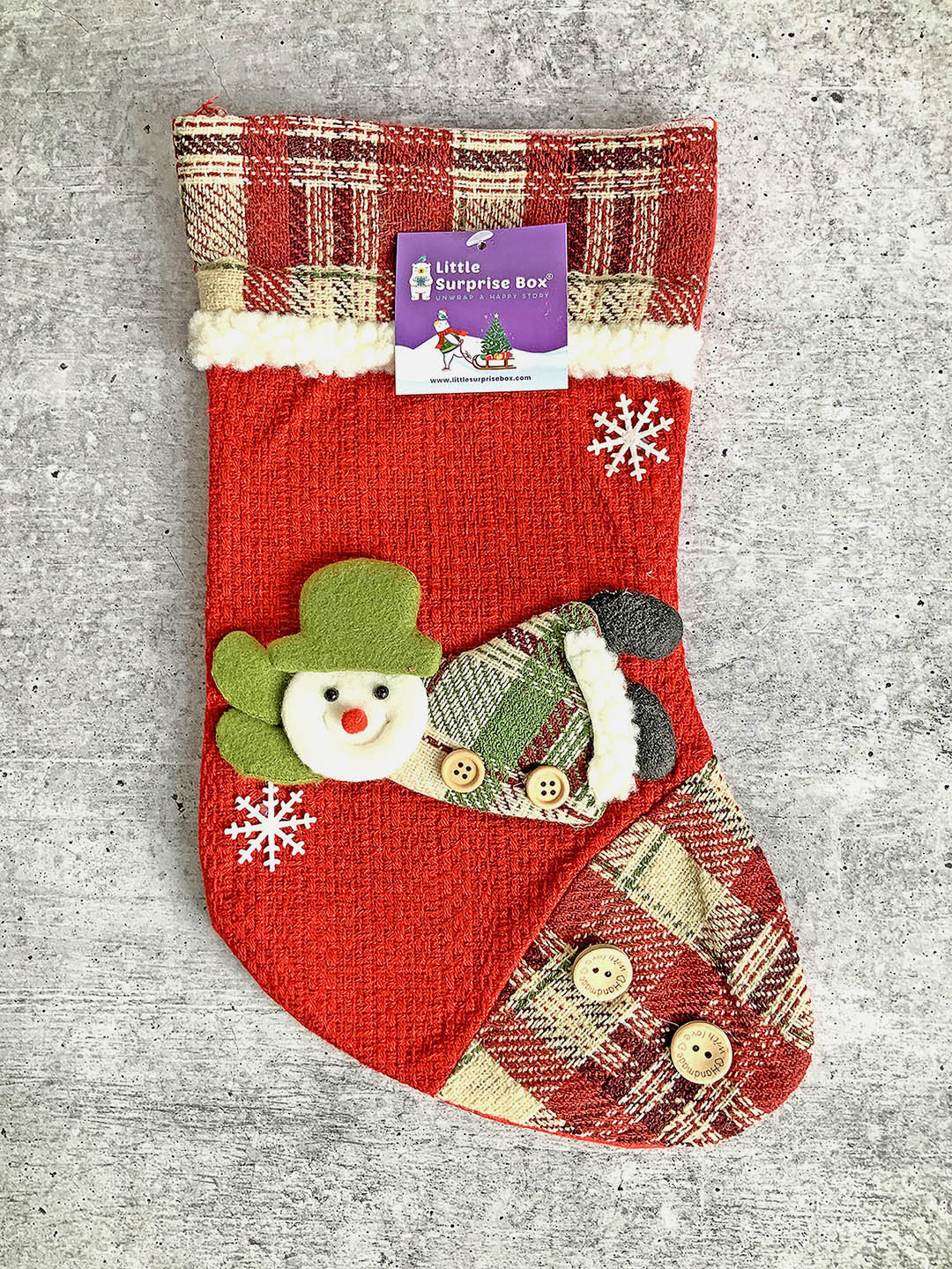 Little Surprise Box, Flying Christmas Stocking for Gifts and Christmas Décor-13 inches