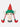 Little Surprise Box 3d Inverted Elf Legs Plush Christmas Party Hat