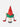 Little Surprise Box 3d Inverted Elf Legs Plush Christmas Party Hat