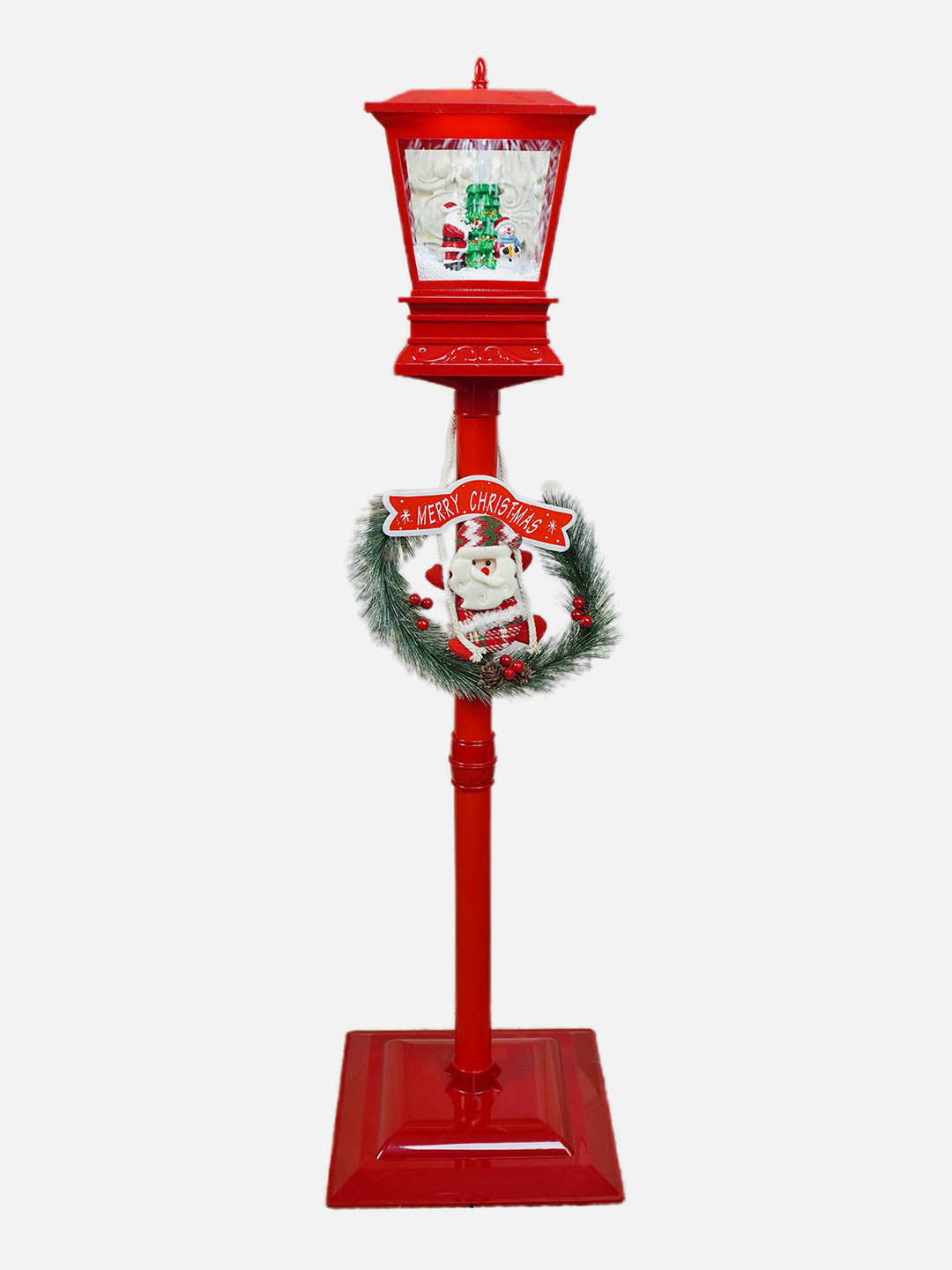 Little Surprise Box, 42 inches Christmassy Lamp Post and Snow Globe Christmas Décor