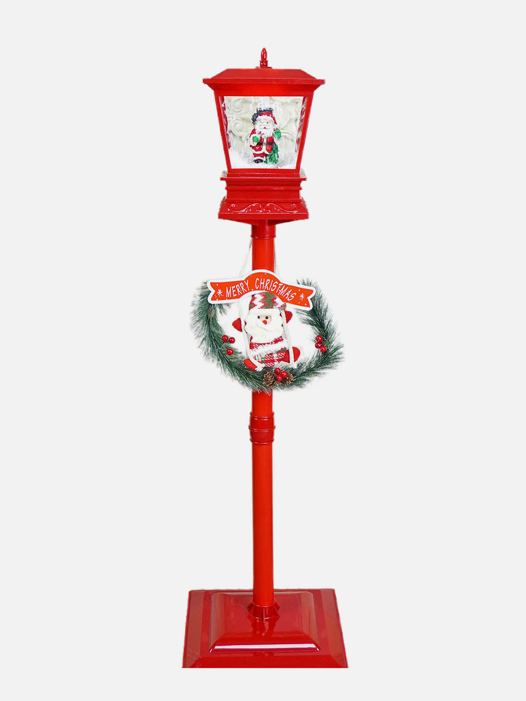 Little Surprise Box, 42 inches Christmassy Lamp Post and Snow Globe Christmas Décor