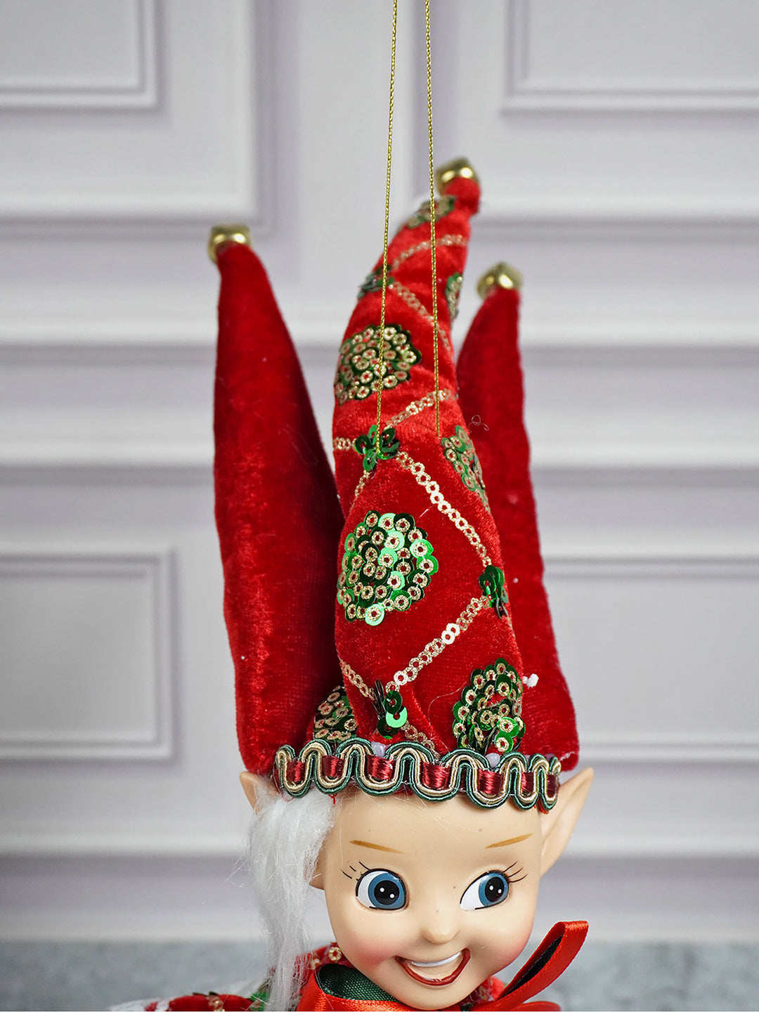 Little Surprise Box, Naughty Ball Elf christmas Tree ornament