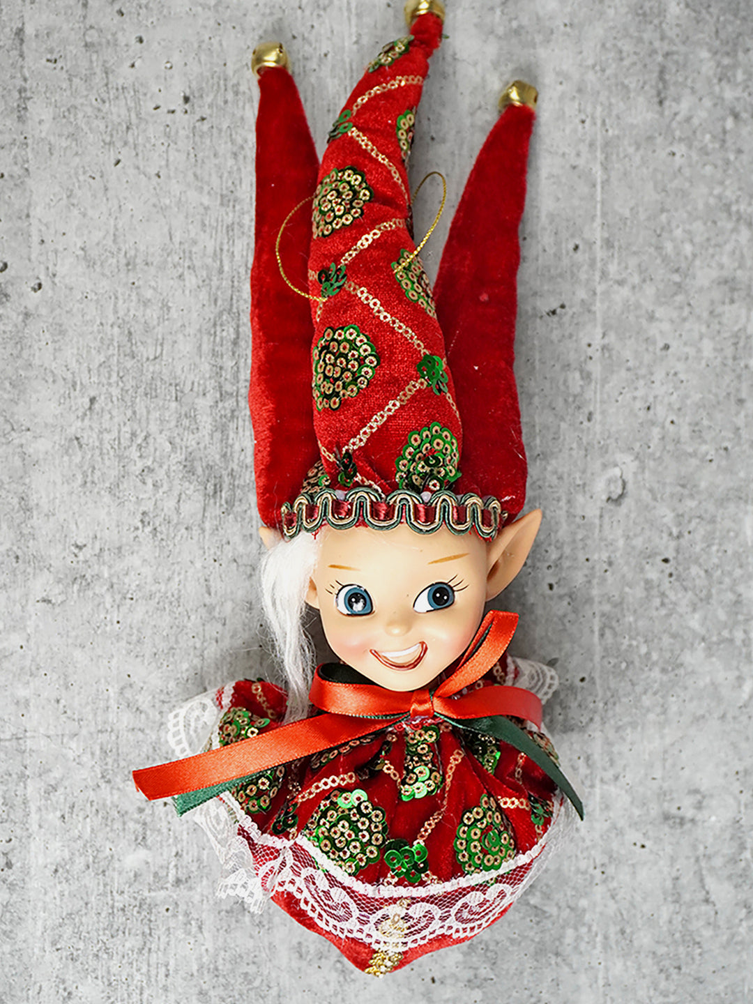 Little Surprise Box, Naughty Ball Elf christmas Tree ornament