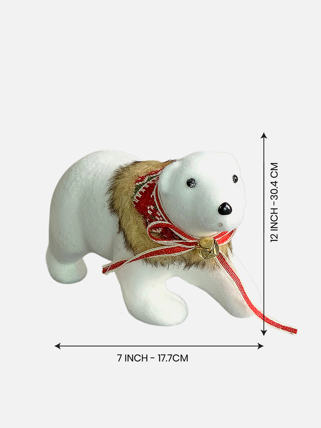 Little Surprise Box Medium Snow Polar Bear Christmas Winter land Décor and Christmas Decoration