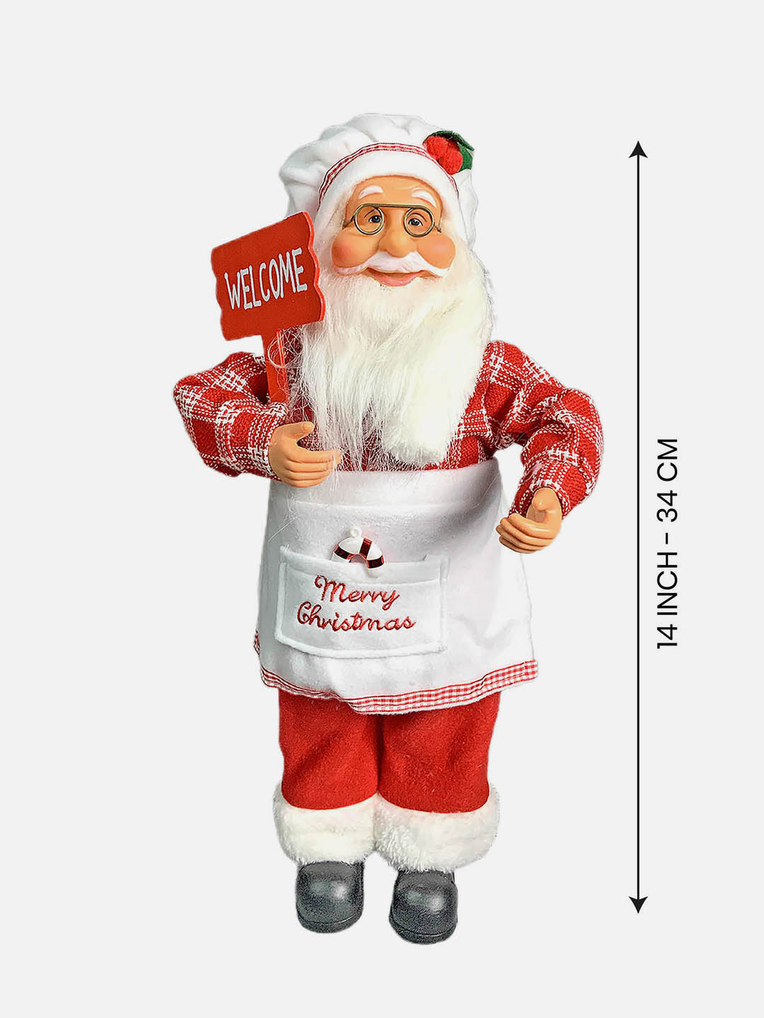 Little Surprise Box Small Masterchef Santa Claus self Standing Christmas Table Décor & Christmas Decoration