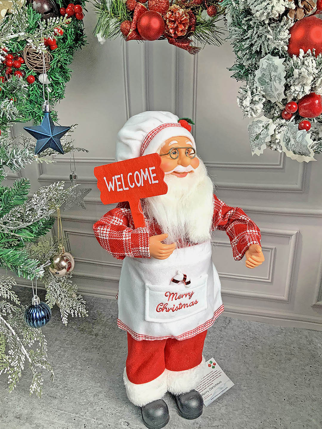 Little Surprise Box Small Masterchef Santa Claus self Standing Christmas Table Décor & Christmas Decoration